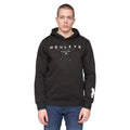 Black - Front - Henleys Mens Hentyme Logo Hoodie