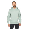 Sage - Front - Duck and Cover Mens Lewys Logo Hoodie