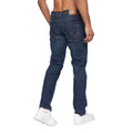 Dark Wash - Back - Duck and Cover Mens Hydras Straight Leg Jeans