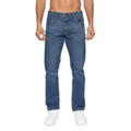 Mid Wash - Front - Duck and Cover Mens Hydras Straight Leg Jeans