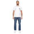 Mid Wash - Side - Duck and Cover Mens Hydras Straight Leg Jeans