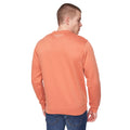 Brick Red - Back - Henleys Mens Scripthen Crew Neck Sweatshirt