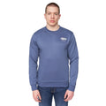 Deep Blue - Front - Henleys Mens Scripthen Crew Neck Sweatshirt