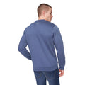 Deep Blue - Back - Henleys Mens Scripthen Crew Neck Sweatshirt