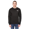 Black - Front - Henleys Mens Scripthen Crew Neck Sweatshirt