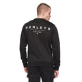 Black - Back - Henleys Mens Moorehen Crew Neck Sweatshirt