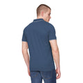 Deep Blue - Back - Henleys Mens Moorehen Polo Shirt