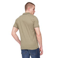 Dusty Olive - Back - Henleys Mens Moorehen Polo Shirt