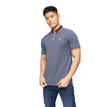 Denim Blue - Front - Crosshatch Mens Britmane Polo Shirt