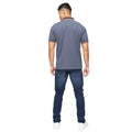 Denim Blue - Lifestyle - Crosshatch Mens Britmane Polo Shirt