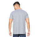 Dark Grey Marl - Back - Crosshatch Mens Cratmoore Polo Shirt