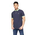 Navy - Front - Crosshatch Mens Cratmoore Polo Shirt