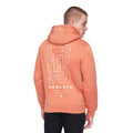 Brick Red - Back - Henleys Mens Ninesix Hoodie