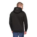 Black - Back - Henleys Mens Scripthen Hoodie