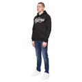 Black - Side - Henleys Mens Scripthen Hoodie