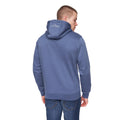 Deep Blue - Back - Henleys Mens Scripthen Hoodie