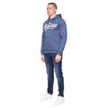 Deep Blue - Side - Henleys Mens Scripthen Hoodie