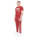 Deep Red - Side - Henleys Mens Classhen Jogging Bottoms