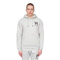 Grey Marl - Front - Henleys Mens Tapehen Hoodie