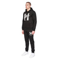 Black - Side - Henleys Mens Curveball Hoodie