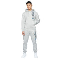 Light Grey Marl - Side - Crosshatch Mens Pepperhill Hoodie