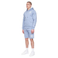 Steel Blue - Side - Henleys Mens Metafone Hoodie