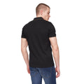 Black - Back - Henleys Mens Henflare Polo Shirt