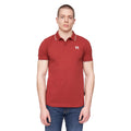 Deep Red - Front - Henleys Mens Henflare Polo Shirt