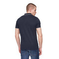 Navy - Back - Henleys Mens Henflare Polo Shirt