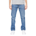 Light Wash - Front - Crosshatch Mens Bandol Straight Leg Jeans