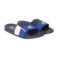 Blue - Front - Crosshatch Mens Rentrays Sliders