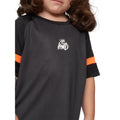 Black-Shocking Orange - Side - Kings Will Dream Childrens-Kids Zadar T-Shirt & Shorts Set