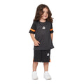 Black-Shocking Orange - Lifestyle - Kings Will Dream Childrens-Kids Zadar T-Shirt & Shorts Set