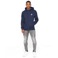 Navy - Side - Kings Will Dream Mens Coby Full Zip Hoodie