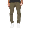 Khaki Green - Front - Kings Will Dream Mens Waylon Woven Cargo Trousers