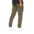 Khaki Green - Back - Kings Will Dream Mens Waylon Woven Cargo Trousers