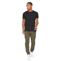 Khaki Green - Side - Kings Will Dream Mens Waylon Woven Cargo Trousers