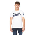 White - Front - Bench Mens Enam Logo T-Shirt