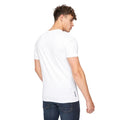 White - Back - Bench Mens Enam Logo T-Shirt