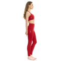 Red - Side - Lookus Womens-Ladies Amaya Sports Bra