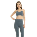 Slate Green - Front - Lookus Womens-Ladies Amaya Sports Bra