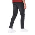 Charcoal - Back - Henleys Mens Craze Comfort Straight Jeans