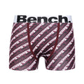 Red-White-Black - Pack Shot - Bench Mens Mendes Boxer Shorts (Pack of 3)