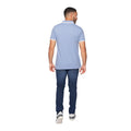 Blue - Back - One True Saxon Mens Dexon Polo Shirt