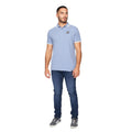 Blue - Side - One True Saxon Mens Dexon Polo Shirt