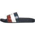 Marine-White-Red - Side - FCUK Mens Stripe Sliders