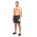 Jet Black - Side - Glorious Gangsta Mens Bantu Swim Shorts