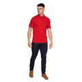 Red - Pack Shot - Duck and Cover Mens Feltar Polo Shirt