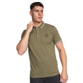 Olive - Pack Shot - Duck and Cover Mens Feltar Polo Shirt