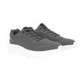 Grey-White - Front - Crosshatch Mens Lennart Trainers